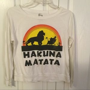 🎉4 for $12🎉Disney Hakuna Matata thin Long sleeve